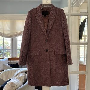 J Crew Collection for John Hanly Irish Wool Tweed Coat